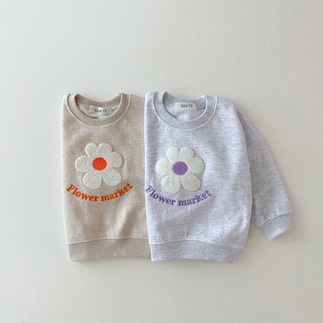 Korea Girls Organic Cotton Flowers Sweatshirt+Pants 2 Pcs/Set Tracksuit Toddler Girl Clothes Set Baby Girls Boutique Outfits Hot