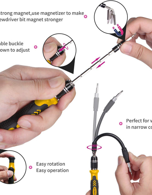 Load image into Gallery viewer, Computer Repair Kit,122 in 1 Magnetic Laptop Screwdriver Kit, Precision Screwdriver Set, Small Impact Screw Driver Set with Case
