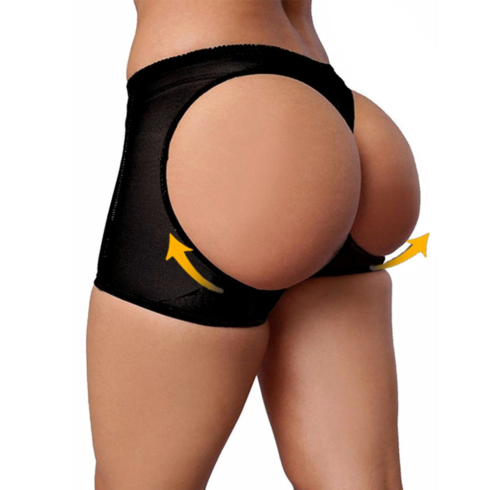 Womens Butt Lifter Panties Tummy Control Seamless Enhancer Body Shaper Briefs Underwear Booty Top Waist Trainer Polyester