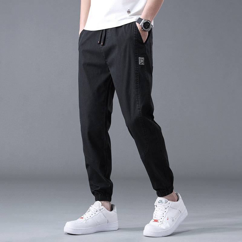 2023 Spring Summer Cotton Jogger Pant Men Pants Harajuku Cargo Jeans Casual Harem Denim Korean Hip Hop Sweatpants Male Trousers