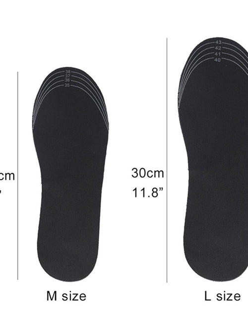 Load image into Gallery viewer, USB Heated Shoe Insoles Electric Foot Warming Pad Feet Warmer Sock Pad Mat Winter Outdoor Sports Heating Insole Winter Warm
