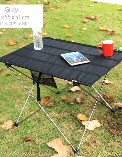 Load image into Gallery viewer, Outdoor Foldable Table Portable Camping Desk For Ultralight Beach Aluminium Hiking Climbing Fishing Picnic Folding Tables
