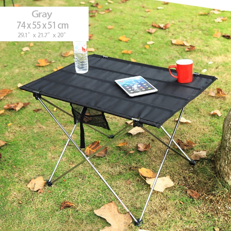 Outdoor Foldable Table Portable Camping Desk For Ultralight Beach Aluminium Hiking Climbing Fishing Picnic Folding Tables