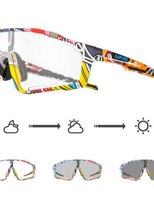 Load image into Gallery viewer, New Photochromic Cycling Glasses Mtb Sunglasses for Men Women Sport Speed Road Mountain Bike Bicycle Cycl Eyewear Goggle
