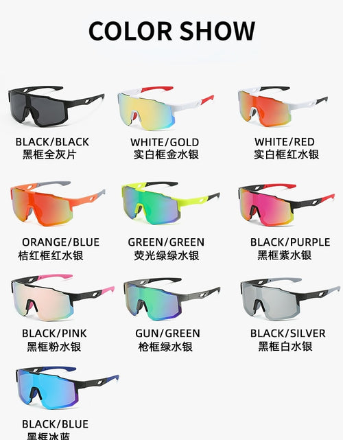 Load image into Gallery viewer, Cycling Glasses Outdoor Sports Sunglasses UV400 Cycling Running Glasses Men&#39;s and Women&#39;s Fashion Sunglasses Windproof Goggles
