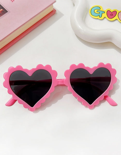 Load image into Gallery viewer, 2023 New Kids Cartoon Heart Sunflower Fruit Rabbit Ears Sunglasses Girls Boy Children Outdoor Round Polarized UV400 Sun Glasses
