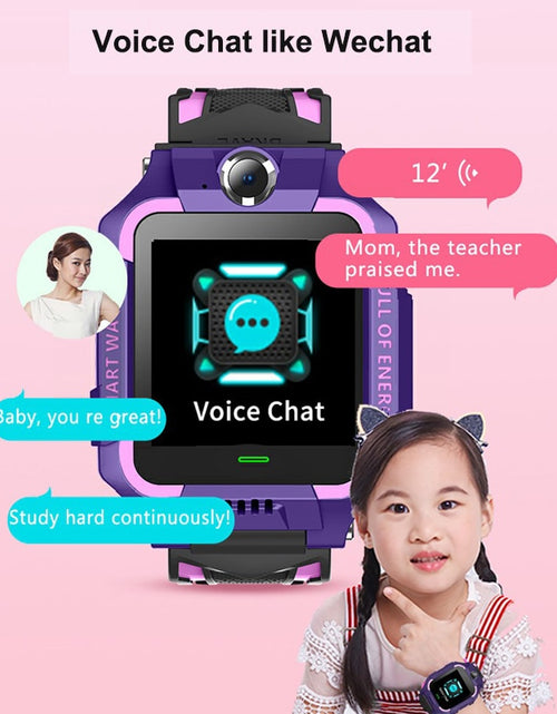 Load image into Gallery viewer, Kids Smart Watch Sim Card SOS Call Phone Smartwatch For Children Photo Waterproof Camera Location Tracker Gift For Boys and Girl
