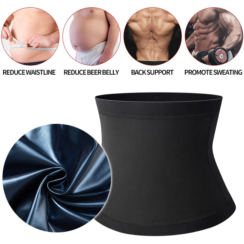 Men Hot Sweat Sauna Vest Waist Trainer Slimming Body Shapers Vest Shapewear Corset Gym Underwear Fat Burn Slim Tank Top