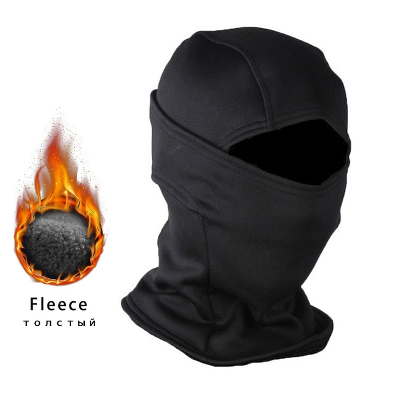 Winter Fleece Tactical Military Balaclava Outdoor Hunting Cycling Hiking Skiing Scarf Snowboard Face Mask Windproof Men Women