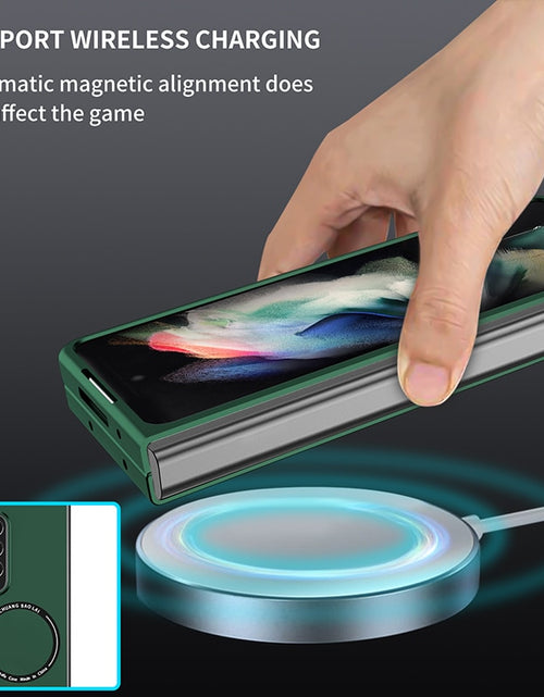 Load image into Gallery viewer, Magnetic Wireless Charging Case for Samsung Galaxy Z Fold 3 4 Magsafe Cover Cases Shockproof and Anti fingerprints
