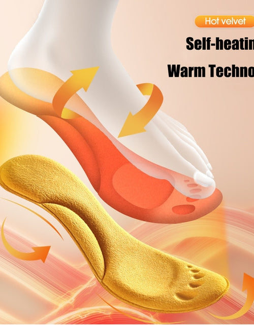 Load image into Gallery viewer, Self Heated Thermal Insoles for Feet Warm Memory Foam Arch Support Insoles for Women Winter Sports Shoes Self-heating Shoe Pads
