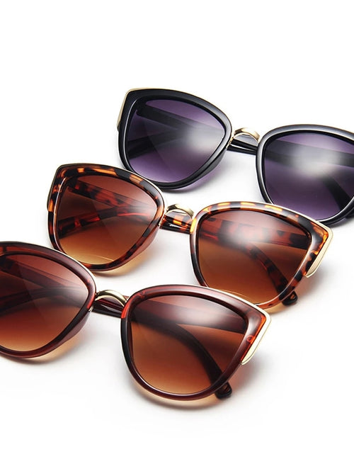 Load image into Gallery viewer, Sunglasses Women Vintage Gradient Glasses Retro Cat eye Sun glasses Female Eyewear UV400
