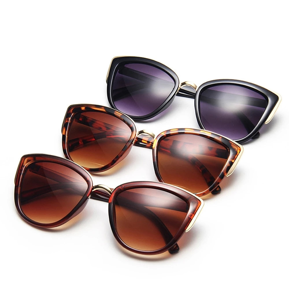 Sunglasses Women Vintage Gradient Glasses Retro Cat eye Sun glasses Female Eyewear UV400