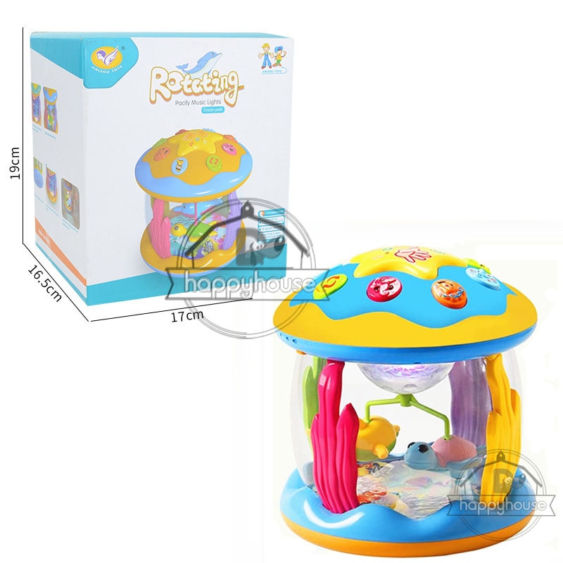 Baby Toys 6 0 12 Months Musical Toy Babies Ocean Rotary Projector Montessori Early Educational Toys with Music Light Kids 1 2 3