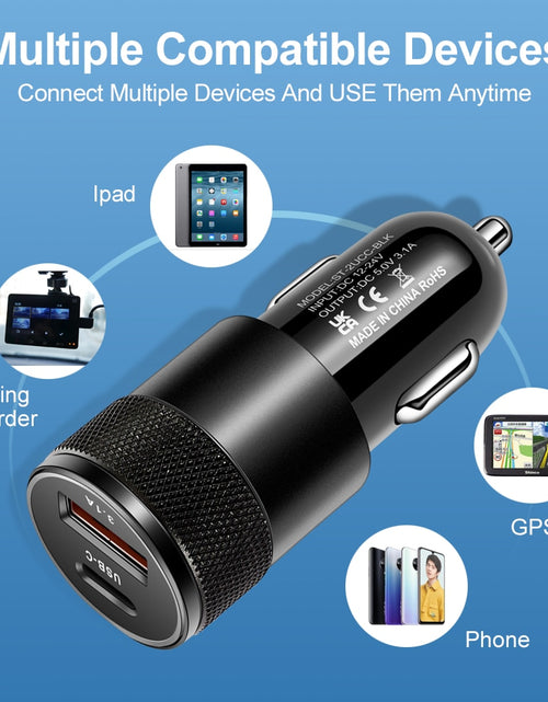 Load image into Gallery viewer, 70W PD Car Charger USB Type C Fast Charging Car Phone Adapter for iPhone 14 13 12 Xiaomi Huawei Samsung S21 S22 Quick Charge
