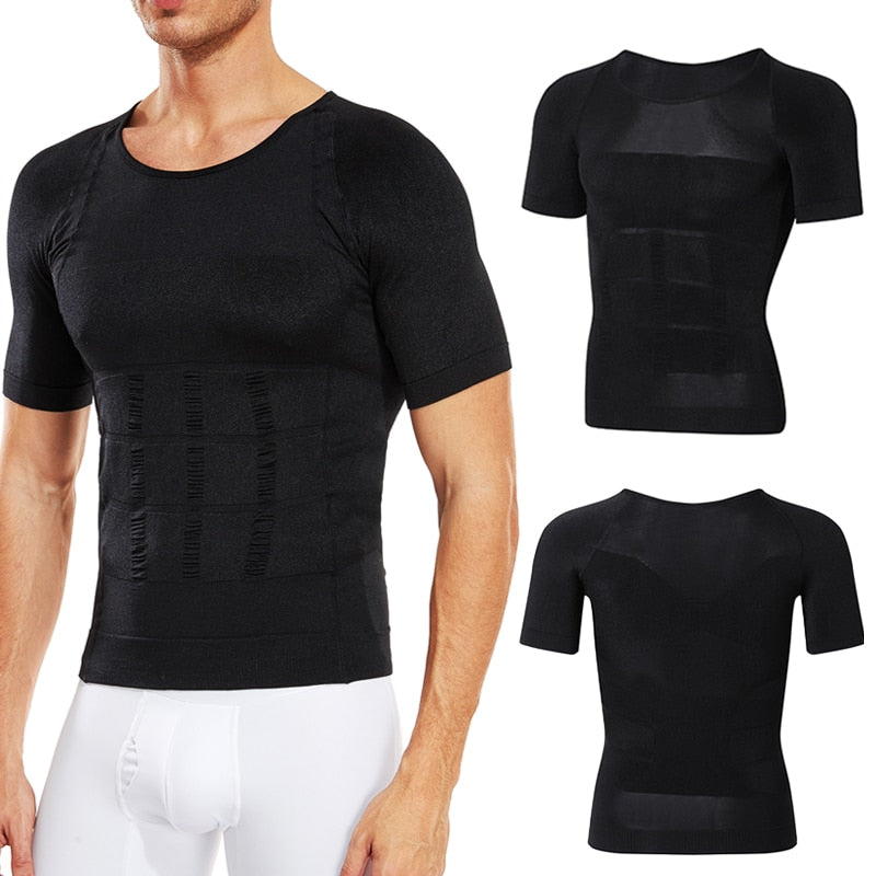 Men Slimming Body Shaper Compression Shirt Gynecomastia Slim Shapewear Belly Shapers Tummy Reducing Tops Waist Trainer Shapewear