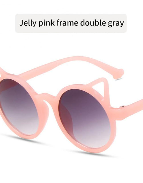 Load image into Gallery viewer, 2023 Fashion Heart-Shape Sunglasses For Kids Retro Cute Pink Cartoon Sun Glasses Frame Girls Boys Baby Children Eyewear Goggles
