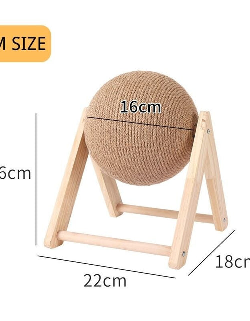 Load image into Gallery viewer, Cat Scratcher Ball Cat Toys Kitten Sisal Rope Ball Board Grinding Paws Toy Cats Scratcher Wear-resistant Pet Cat Accessories
