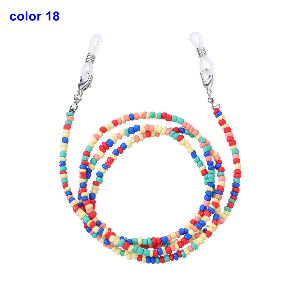 New Anti-Lost Eyeglass Strap Beaded Mask Chain Fashion Reading Glasses Sunglasses Spectacles Holder Neck Cord