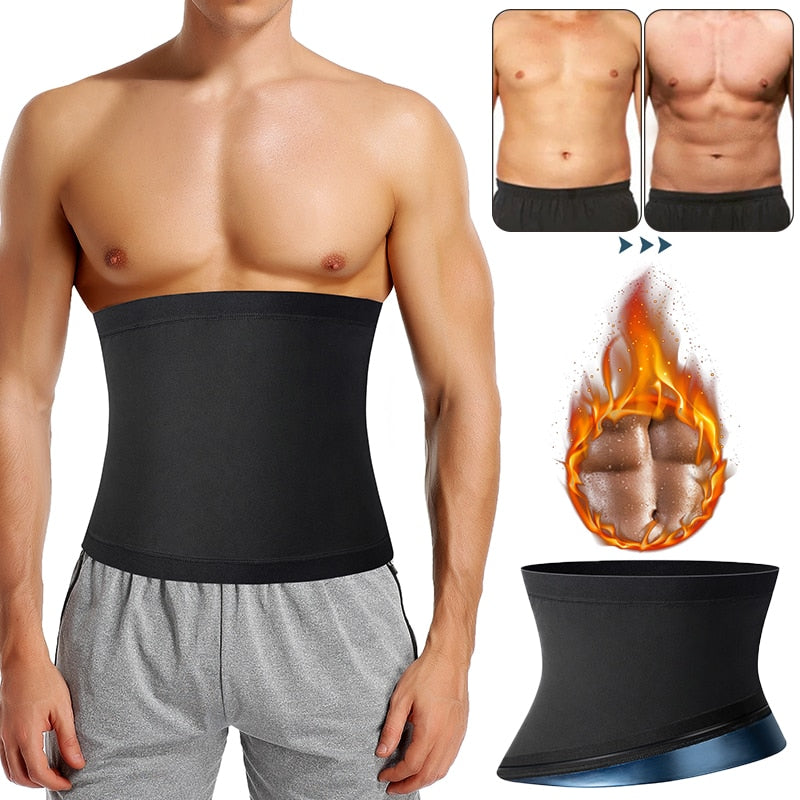 Men Hot Sweat Sauna Vest Waist Trainer Slimming Body Shapers Vest Shapewear Corset Gym Underwear Fat Burn Slim Tank Top