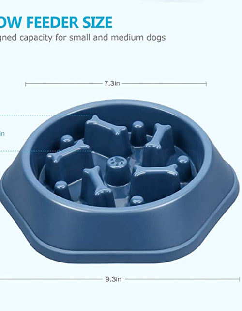 Load image into Gallery viewer, Pet Dog Bowl Dog Slow Feeder Bowl Puppy Cat Slow Eating Dish Bowl Anti-Gulping Food Plate Feeding Dog Cat Food Bowl Pet Supplies
