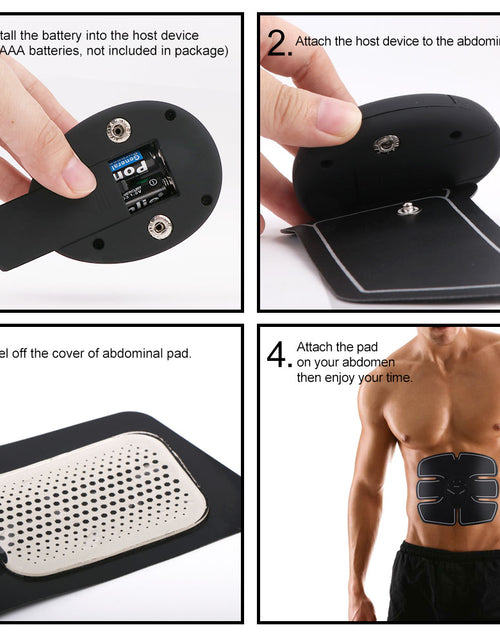 Load image into Gallery viewer, Wireless EMS Trainer abs Muscle Stimulator Myostimulator Body Fitness Electric Weight Loss Body Slimming Massager Belt Body Slim
