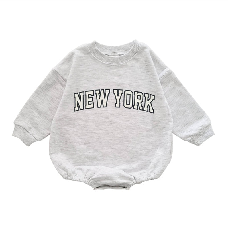 Kids New York Sweatshirt & Jogger Pants Set 2023 Autumn New Baby Girls Clothes Toddler Hoodie and Pants 2 Pcs Outfit