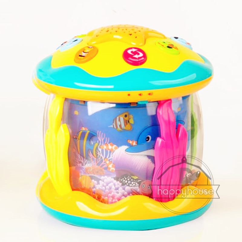 Baby Toys 6 0 12 Months Musical Toy Babies Ocean Rotary Projector Montessori Early Educational Toys with Music Light Kids 1 2 3