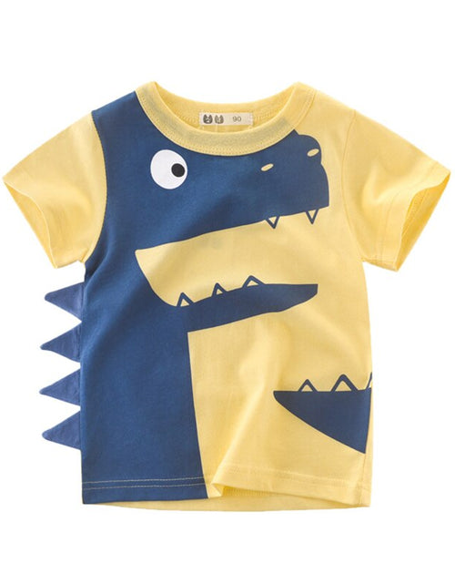 Load image into Gallery viewer, Baby Boy  Summer T-Shirts Kids Toddler Children Cartoon Animals Shark Dinosaur Print Cotton Tee Tops Clothes
