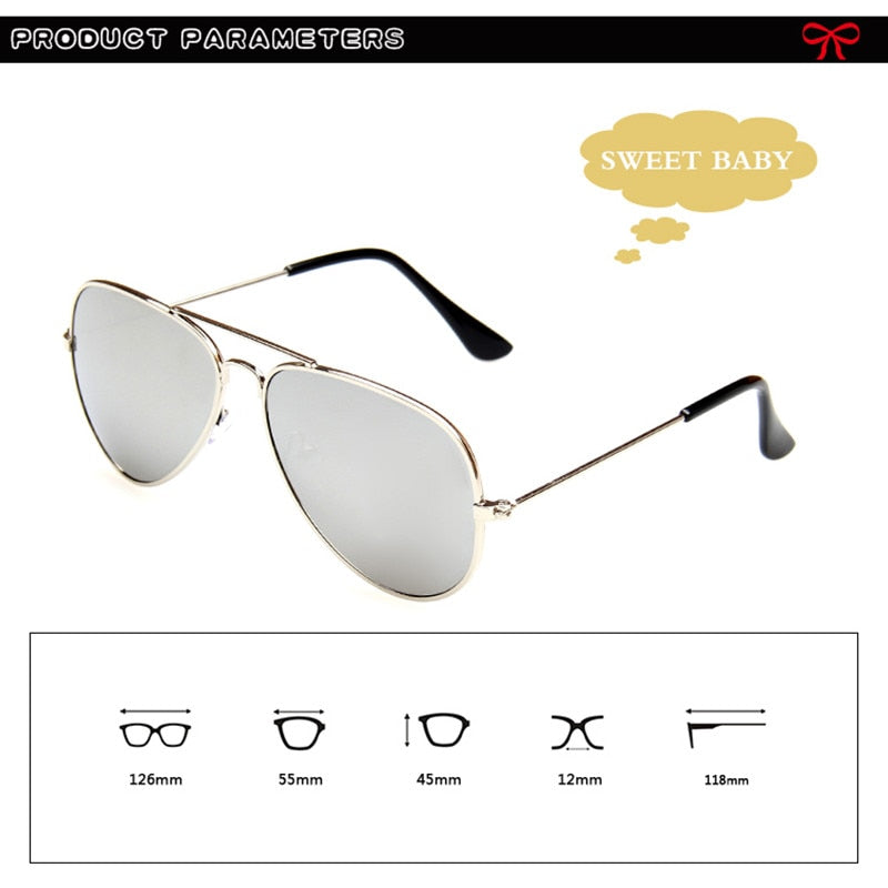 Retro Luxury Kids Sunglasses UV400 Eye Protection Children Outdoor Riding Sun Glasses Shades for Boys Girls