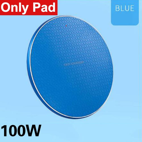 Load image into Gallery viewer, 100W Wireless Charger for iPhone 14 13 12 11 Xs Max X XR Plus Super Fast Charging Pad for Ulefone Doogee Samsung Note 9 Note S21
