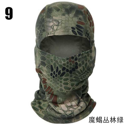 Load image into Gallery viewer, Tactical Camouflage Balaclava Full Face Mask Wargame CP Military Hat Hunting Bicycle Cycling Army Multicam Bandana Neck Gaiter
