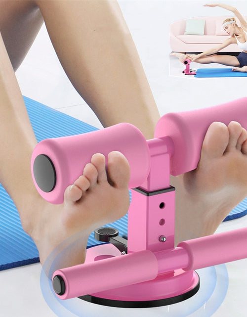 Load image into Gallery viewer, Gym Equipment Exercised Abdomen Arms Stomach Thighs LegsThin Fitness  Suction Cup Type Sit Up Bar Self-Suction abs machine
