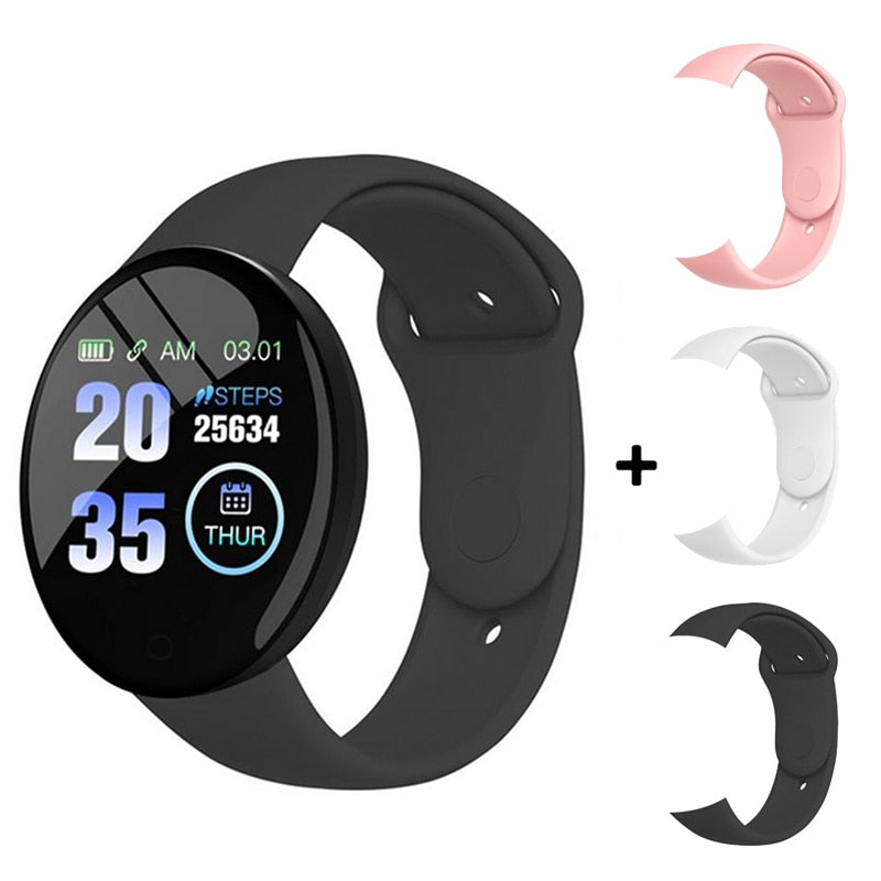 Smart Watch Men Women Bluetooth Fitness Tracker Bracelet Sport Heart Rate Blood Pressure Kids Smartwatch for IOS Android