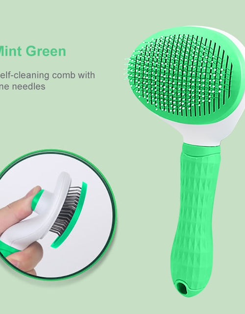 Load image into Gallery viewer, Dog Hair Remover Brush Cat Dog Hair Grooming And Care Comb For Long Hair Dog Pet Removes Hairs Cleaning Bath Brush Dog Supplies
