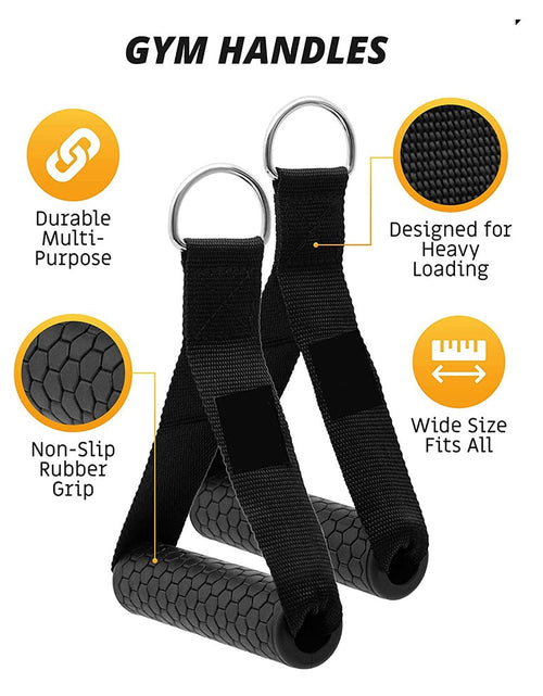 Load image into Gallery viewer, Gym Accessories Fitness Tricep Rope Cable Pull Down Rope Exercise Equipment Weights Handles Workout Muscle Training For Fitness
