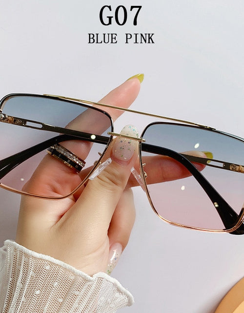 Load image into Gallery viewer, Sunglasses Women 2022 Square Fashion Glasses Rimless Shades  Retro Vasos Decorativos Lunette De Soleil Femme Zonnebril Dames Sol
