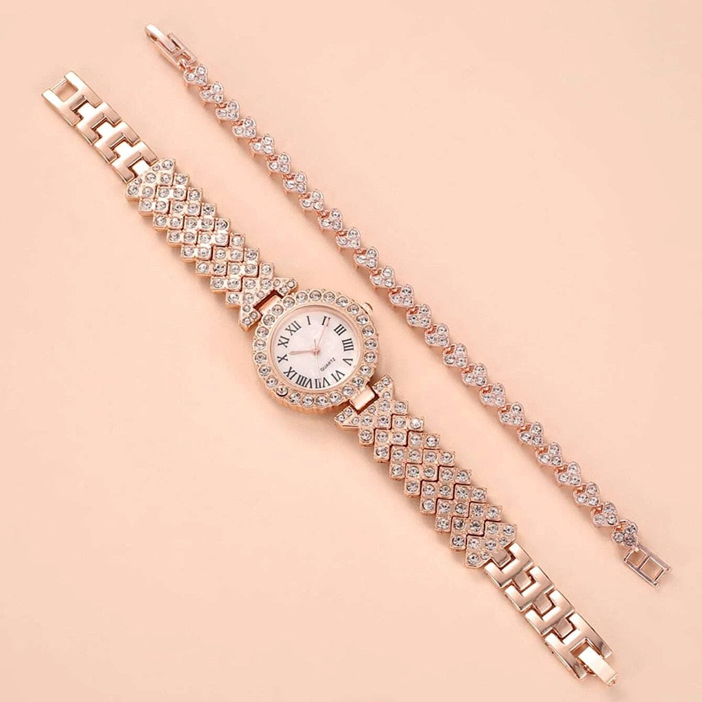 Watch For Women Watches 2022 Best Selling Products Luxury Watch Luxury Brand Reloj Mujer Watch Bracelet Set Diamond Steel Band