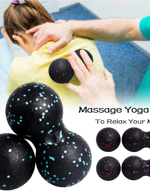 Load image into Gallery viewer, EPP Lacrosse Myofascia Ball Peanut Massage Ball High Density Lightweight Fitness Body Fascia Exercise Relieve Pain Yoga Ball
