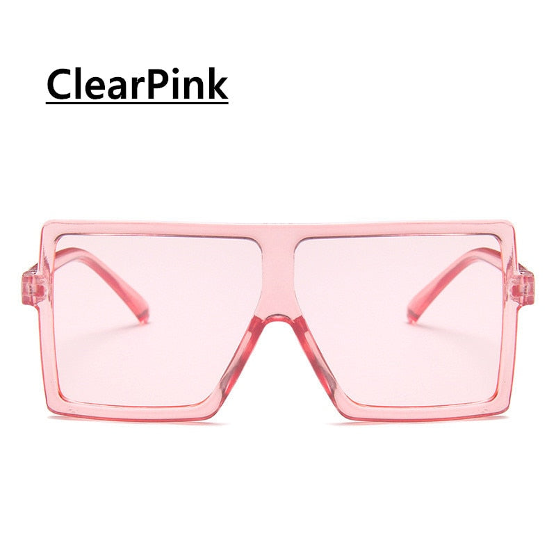 Sunglasses Kids Square Eyeglasses Children Vintage Pink Big Frame Sun Glasses for Girls/Boys Gafas De Sol Mujer