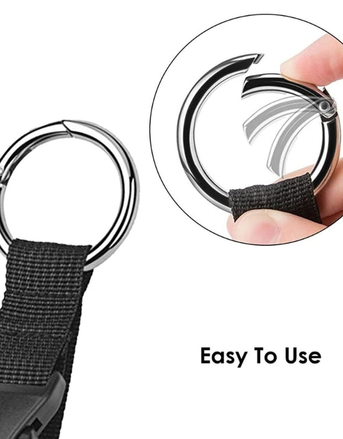 Load image into Gallery viewer, Hot Sale Portable Black Nylon Anti-theft Luggage Strap Holder Gripper Add Bag Handbag Clip Use To Carry
