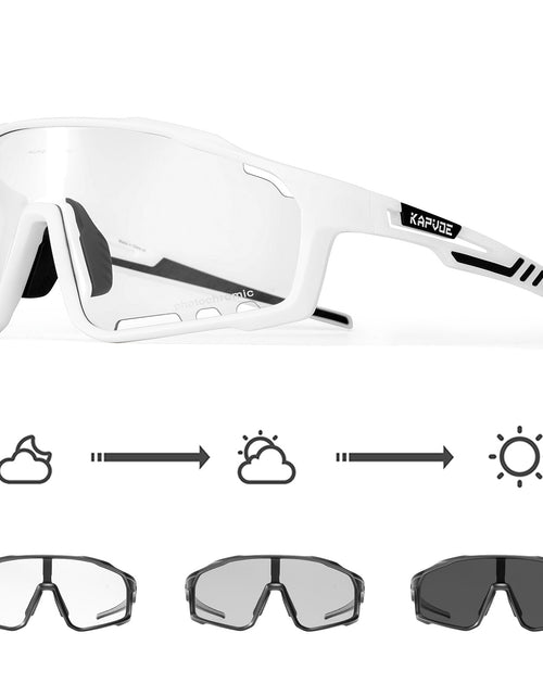 Load image into Gallery viewer, New Photochromic Cycling Glasses Mtb Sunglasses for Men Women Sport Speed Road Mountain Bike Bicycle Cycl Eyewear Goggle
