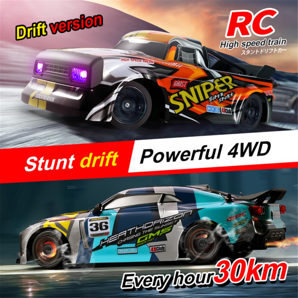 RC Car Professional H4 Remote Control 4WD High-Speed Drift Big Horsepower Off-road  Climbing Racing Toy For Children Kids Gifts