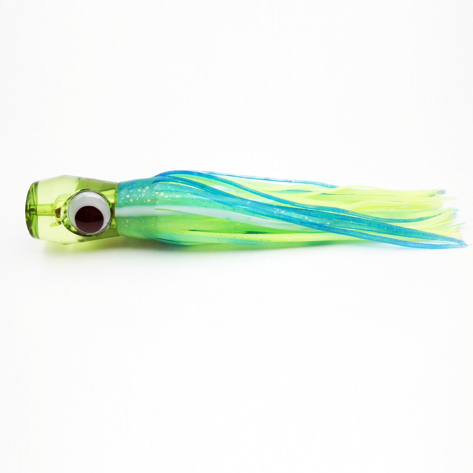 1PCS Sea Fishing Lure 55g/17CM Boat Fishing Troll Bait Acrylic Resin Octopus Bionic Squid Fishing Bait Feather Skirt