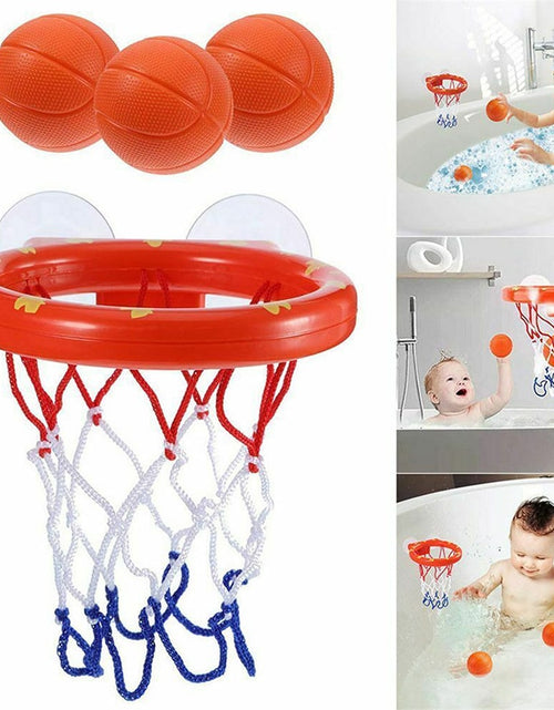 Load image into Gallery viewer, Baby Bath Toy Toddler Boy Water Toys Bathroom Bathtub Shooting Basketball Hoop with 3 Balls Kids Outdoor Play Set Cute Whale
