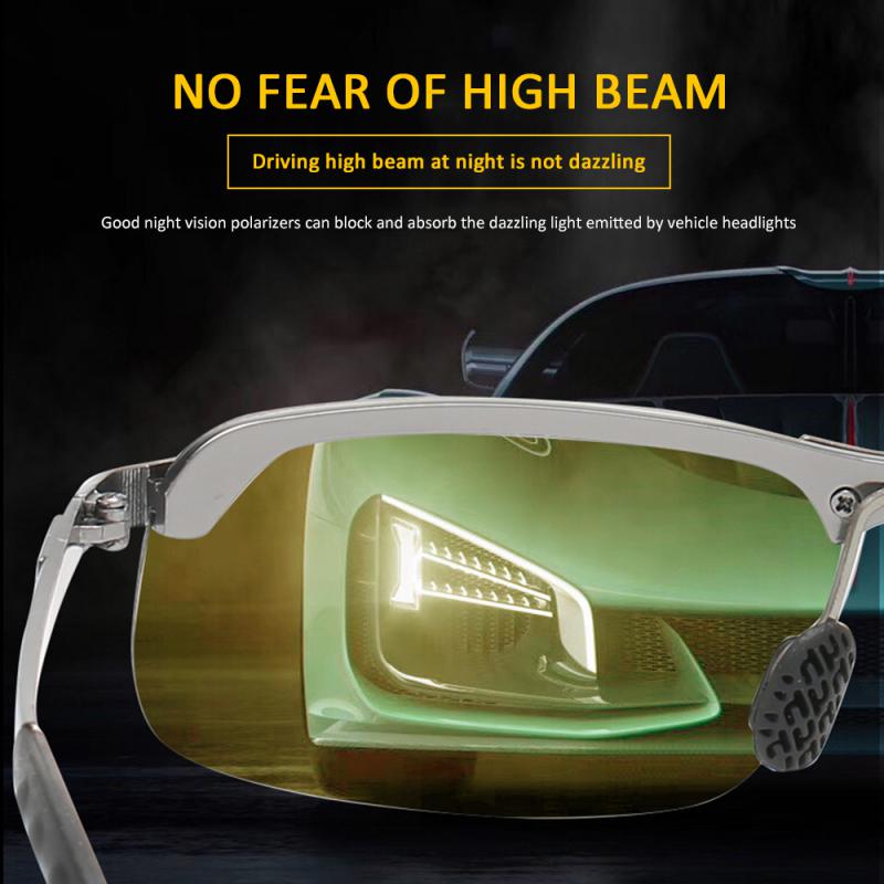 Photochromic Sunglasses Male woman Polarized Driving Chameleon Glass Change Color Sun Glasses Day Night Vision Driver's Eyewear