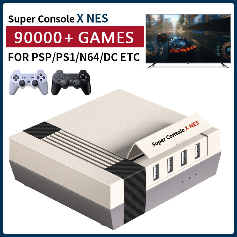 Retro Super Console X NES Video Game Console HD Output Built-in 90000 Retro Games 60 Emulators For PSP/PS1/SNES/NES/N64/MAME