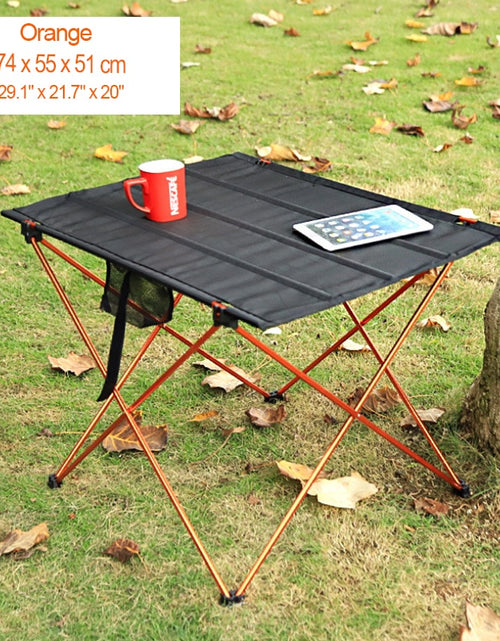 Load image into Gallery viewer, Outdoor Foldable Table Portable Camping Desk For Ultralight Beach Aluminium Hiking Climbing Fishing Picnic Folding Tables
