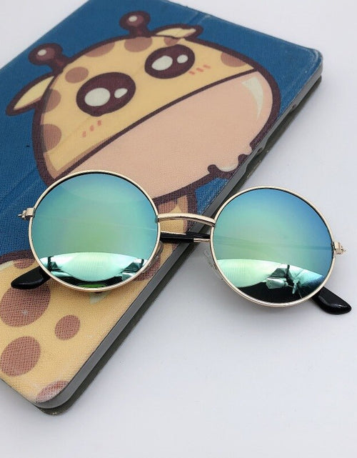 Load image into Gallery viewer, Hot Round Sunglasses Kids Metal Frame Glasses Anti-UV Sun Glasses For Boys Girls Eyewear Children oculos UV400 gift
