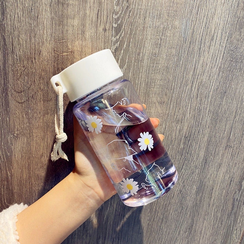 700/500ml Plastic Bottle For Water Girl Cute Drinking Bottle For Children Gym School  FREE SHIPPING WATER BOTTL